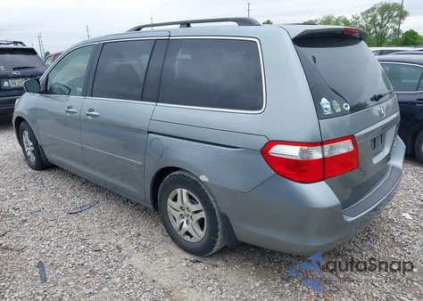 2005 Honda Odyssey Ex-L из США, поврежденный, VIN 5FNRL386X5B038143